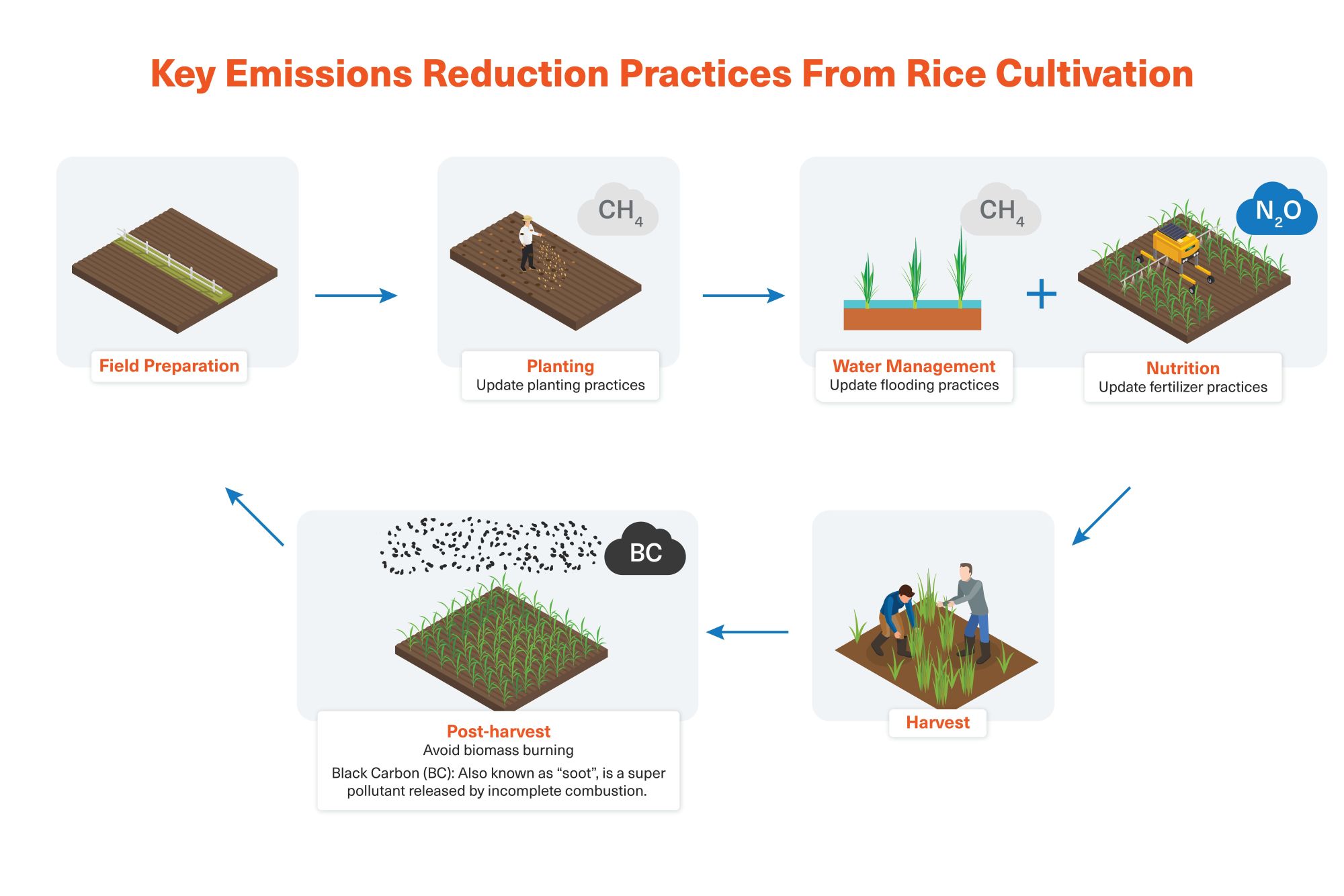 emissions reduction from rice cultivation
